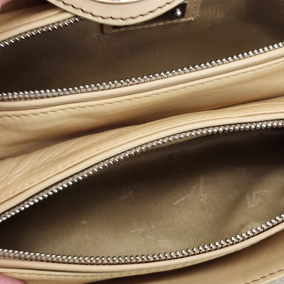 💥WOW! Giuseppe Zanotti Rose Gold Jeweled Leather Clutch - Pure Iconic Glam Y2K - Picture 12 of 13